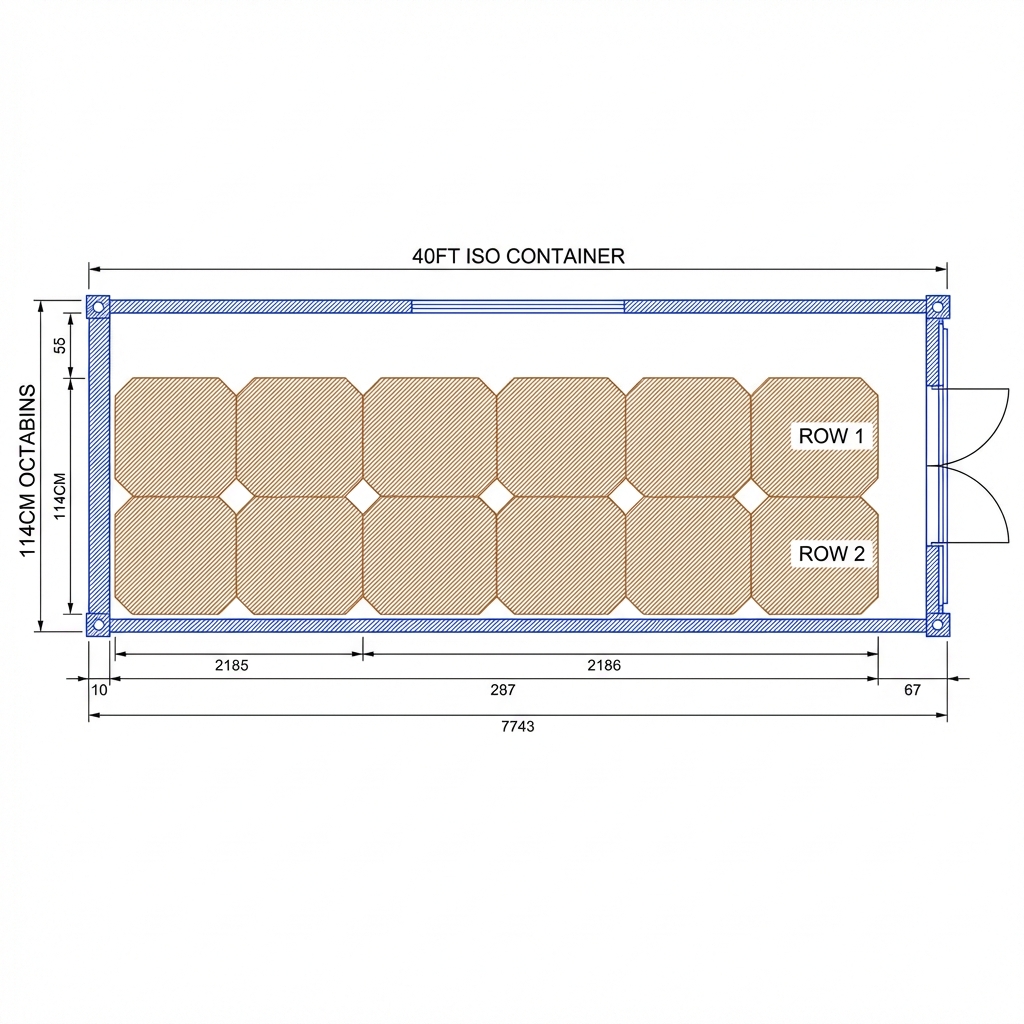 Container Loading Diagram