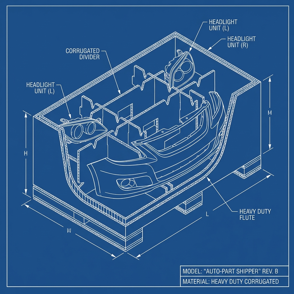 Otomotiv Yedek Parça Ambalajı